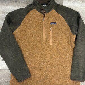 Patagonia Better Sweater 1/4-Zip brown Black Mens Large
